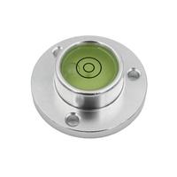 Niveau à bulle universel REALMAX en acier inoxydable avec bride, inclinomètre à bulle pour métal et verre
