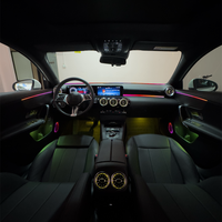 Aktives Dynamisches LED-Ambientebeleuchtungs-Kit für Mercedes-Benz A-Klasse W177 2018-2024 Armaturenbrett-LED-Leuchten