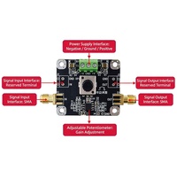 Module amplificateur à gain réglable AD817 1-10X, module tampon de tension à large largeur de bande pour pilotage de signal ADC, projet DIY