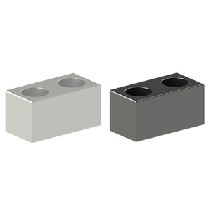 บล็อกกั้นแบบตรง Ant Factory Misumi รุ่น MJ6 1-18 ชุบนิกเกิลดำ บล็อกนำทางแบบเส้นตรง - Product Image 3