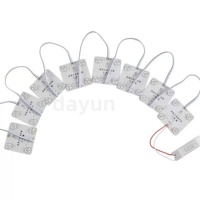 Nouveau Style Blockchain Publicité Réflexion diffuse 4 Module de chaîne de bloc Led pour boîte à lumière publicitaire