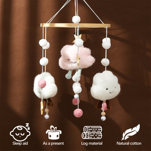 <span class=keywords><strong>Mobile</strong></span> musical islamique étoiles et nuages fait main <span class=keywords><strong>pour</strong></span> <span class=keywords><strong>bébé</strong></span>, cadeau personnalisé, décoration murale, <span class=keywords><strong>mobile</strong></span> de berceau lune, étoiles, nuages et animaux - Product Image 3