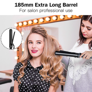 Rizador de pelo eléctrico recubierto de cerámica calentamiento rápido 38MM rodillos rizadores de pelo <span class=keywords><strong>grandes</strong></span> con pantalla LCD de temperatura calentador PTC - Product Image 3