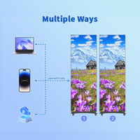 Pantalla LED Digital Portátil para Carteles con Animación para Publicidad en Tiendas Minoristas, Señalización OEM para Carteles