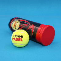 Balle de paddle de haute qualité avec logo personnalisé, balle de paddle-tennis