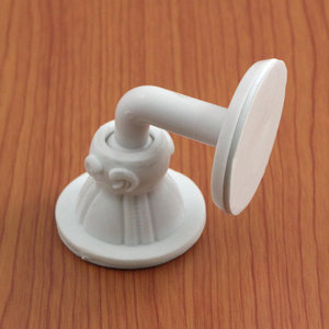 Door Stopper <b>Floor</b> Mount No Drill Plastic Silent Anti Collision Modern Simple Design - Product Image 2