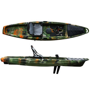 Nouveau système de propulsion à pédale Solo Lure de 14 pieds en LLDPE pour canoë/kayak de pêche, bateau <span class=keywords><strong>rigide</strong></span> et yacht de sport - Product Image 1