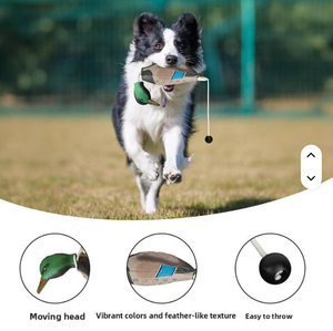Giocattolo per Addestramento Cani a Forma di Anatra con Fischietto - Bumper per Obedienza per Cuccioli e Cani Adulti, Giocattolo per Addestramento da Caccia - Product Image 5