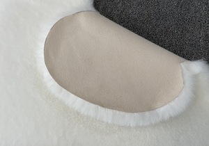 <span class=keywords><strong>Tapis</strong></span> en fausse fourrure de lapin Teddy Bear - Doux, réversible, lavable, antidérapant pour salon et chambre à coucher - Product Image 6