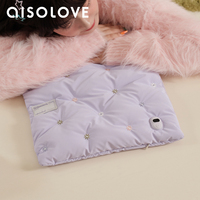 SOLOVE USB chauffe-mains pochette oreiller chaud mignon réutilisable personnalisé chauffe-mains