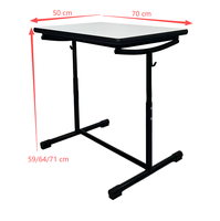 Table de classe réglable en hauteur, mobilier scolaire, bureau pour élèves