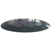Nouvelle table élévatrice rotative hydraulique en acier, capacité de charge de 500 kg, télécommande, hôtels, scène de performance DJ, plateforme rotative motorisée