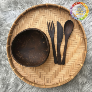 Cuillères et fourchettes en bois durables | Pour un usage quotidien ou un cadeau | Origine vietnamienne - Product Image 1
