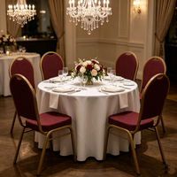 Chaises de banquet empilables en métal durables pour événements, mariages, hôtels, bars, églises, hôpitaux, maisons - Vente en gros
