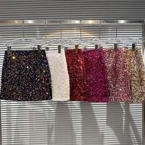 Falda de Lentejuelas Brillante para Mujer, Elegante, Casual, Sexy, Estilo Celebridad, Nueva Moda Primavera 2026, Venta al Por Mayor - Product Image 4