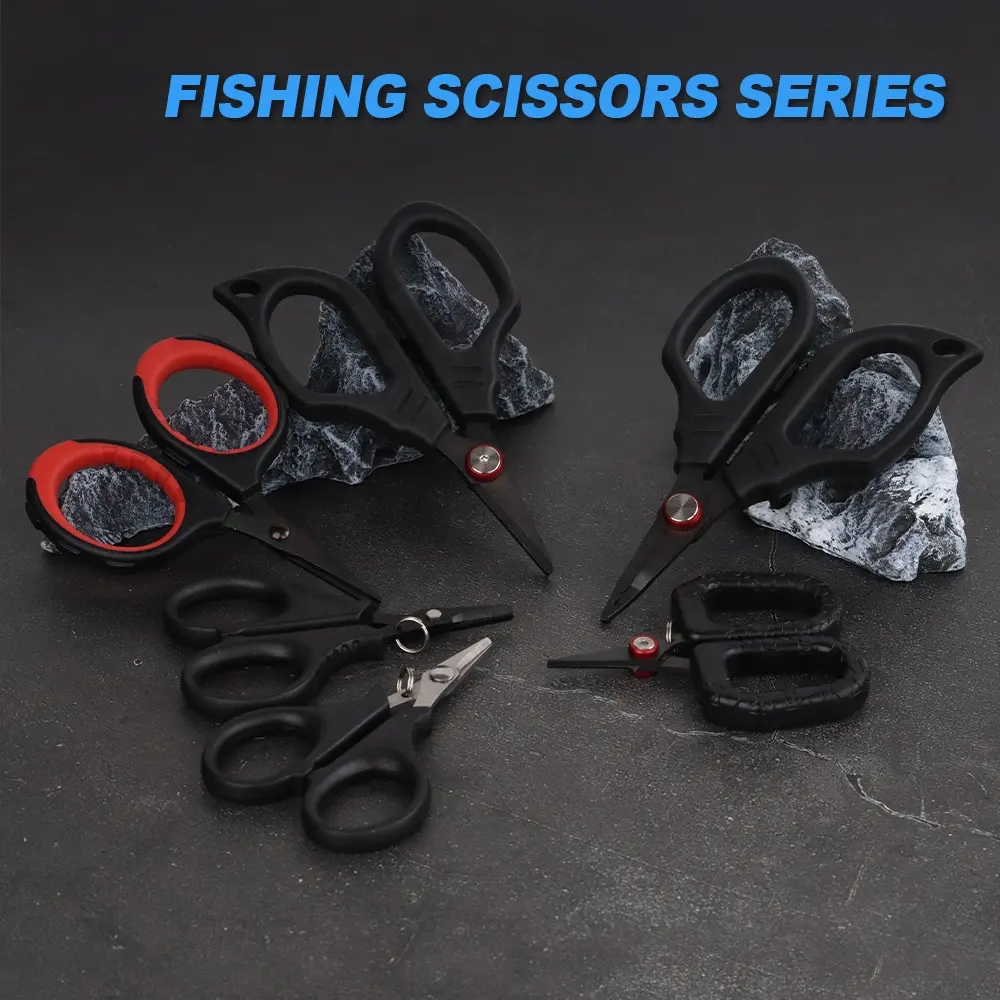 Forbici pesca YUEYANG pinze in acciaio inox carpa forbici da pesca Stand stile Mini forbici da pesca