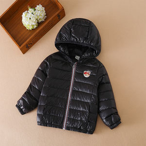 Vestes en duvet pour bébé fille, très vendues, de haute qualité, légères, à fermeture éclair, à capuche, pour bébés filles de 3 à 12 ans - Product Image 2