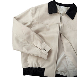 Abito fringuello da <span class=keywords><strong>uomo</strong></span> Casual oversize giacca antivento <span class=keywords><strong>Beige</strong></span> Vuitton sottile chiusura con cerniera con Logo frontale <span class=keywords><strong>cappotto</strong></span> Streetwear - Product Image 6