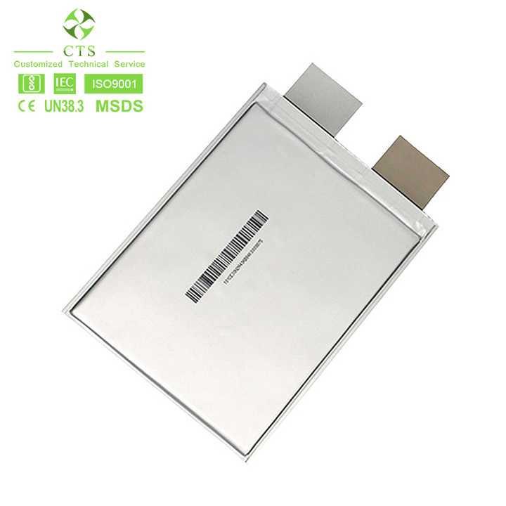 Cellule de batterie au lithium-ion polymère pochette CTS 3.2v 3.7v 10ah
