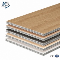 Panneau sandwich en nid d'abeille en aluminium, résistant au feu et à l'eau, design moderne pour façades de bâtiments, murs, plafonds - Commercial