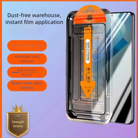 Chambre anti-poussière pour application rapide de protection d'écran de téléphone, élimination automatique de la poussière, sans bulles, compatible avec plusieurs modèles d'iPhone