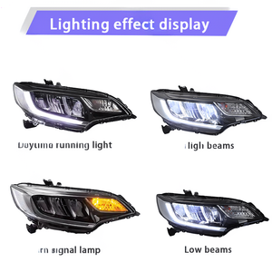 Faro delantero automático de alta calidad para Hon Da Jazz Fit 2014-2019 Conversión <span class=keywords><strong>RS</strong></span> Modelo GK5 Conjunto de faro delantero LED 14-19 - Product Image 4