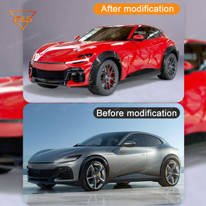 Nouveau pour <span class=keywords><strong>Purosangue</strong></span> <span class=keywords><strong>SUV</strong></span> : Lame avant/Diffuseur arrière/Ailes latérales/Pare-chocs en fibre de carbone sèche style OEM, ajustement parfait à 100 %, <span class=keywords><strong>2022</strong></span>- - Product Image 3