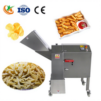 Frietjes snijmachine aardappelsnijder golfvormige hoge-precisie motor & tandwiel voor groente-/fruitverwerkingsbedrijven