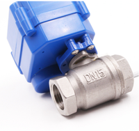 Détecteur de fuite de valve électrique vendu par le fabricant, facile à utiliser, structure à bille, matériau en acier inoxydable SS304/laiton, DN8-DN32, protection IP65