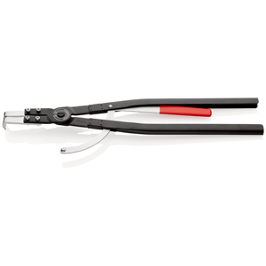 KNIPEX 44 20 J61 Alicates para circlips internos con orificios, negros, con recubrimiento en polvo, 600 mm - Product Image 1