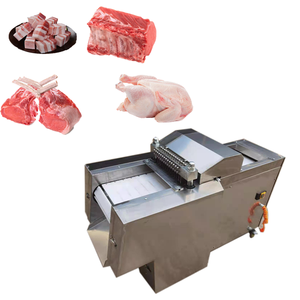 Découpeuse de viande utilisée à longue durée de vie Machine de découpe d'os de viande coupée en cube de boeuf Machine de découpe automatique de poulet en dés de chèvre - Product Image 5