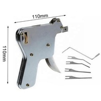 Porte En Acier inoxydable Ouvreur Serrurier outil Manuel Fort Serrure Pistolet Cadenas Kit D'outils De Réparation