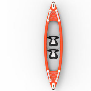 <span class=keywords><strong>Kayak</strong></span> Inflable de PVC de Último Diseño de 14 pies para 2 Personas, <span class=keywords><strong>Kayak</strong></span> de Pesca K410 con Asientos para Explorar - Product Image 5