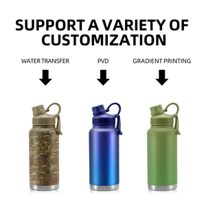 Portable Sports <strong>Travel</strong> Water Bottle <strong>Kettle</strong> 32oz 40oz Custom Logo 304 Stainless Steel Vacuum Insulated Water Bottle - Product Image 6