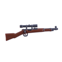 Set de Armas de Accesorios 98k AK Diseñado para Minifiguras Compatible con las Principales Marcas (Arma de la Segunda Guerra Mundial)