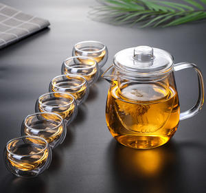 High borosilicate Glass teapot, penguin teapot, thickened household teapot, <b>large</b>-capacity <b>tea</b> <b>pot</b> - Product Image 5