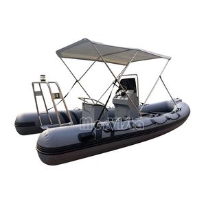 Bateau <span class=keywords><strong>semi</strong></span>-<span class=keywords><strong>rigide</strong></span> en Hypalon de 5 <span class=keywords><strong>m</strong></span> avec bimini, certifié CE, fabriqué en Chine, modèle 520 - Product Image 5