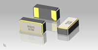 Cristal SMD 2016 XJETech TF-3215 de 26.000MHz y 20V con Temperatura de Operación de -55C~125C para PCBA de Dispositivos Inteligentes Vestibles