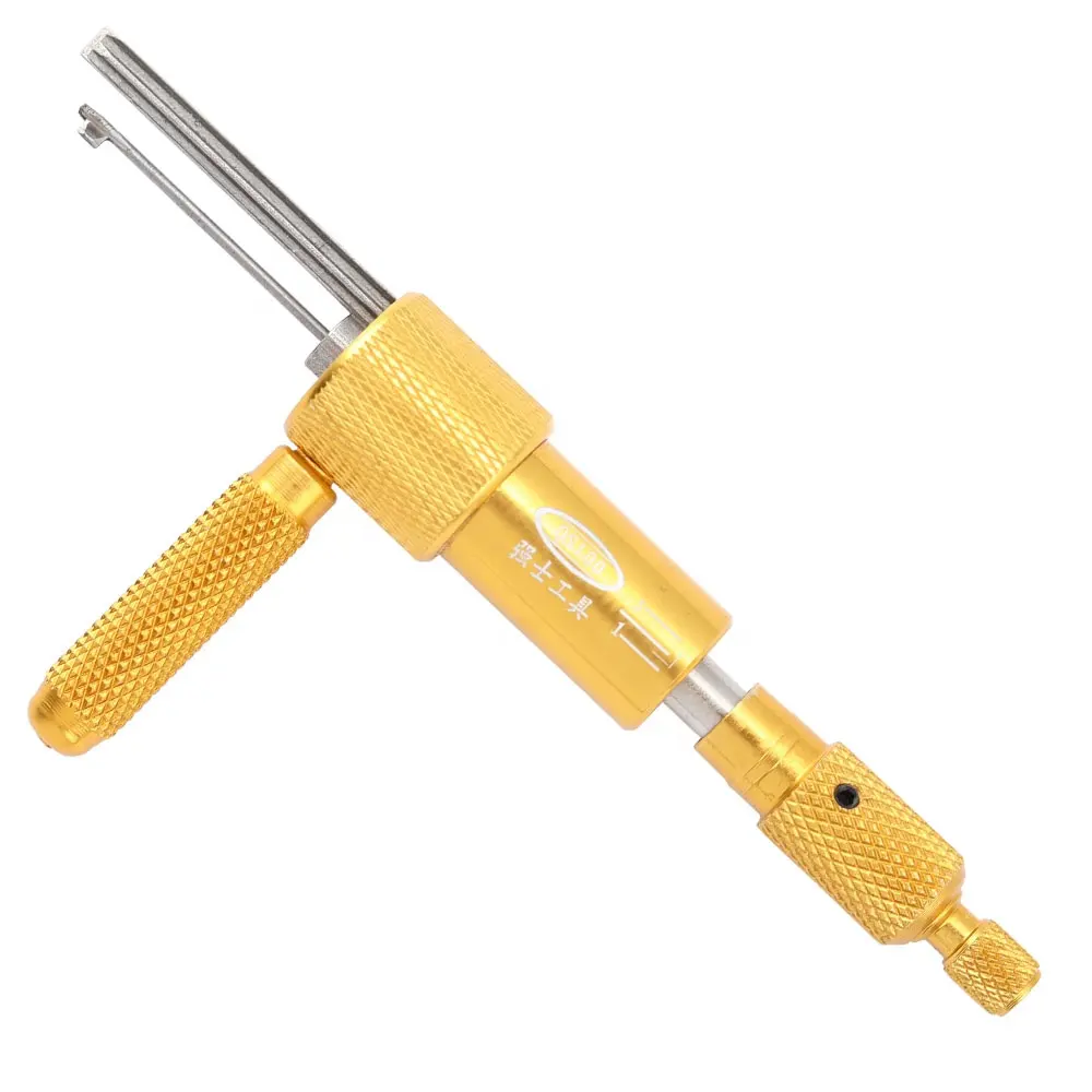 QiangShi on Civil door lock unlocking practice lock pick set locksmith tools QS100 anti-theft lock gold Kaba positioning tool