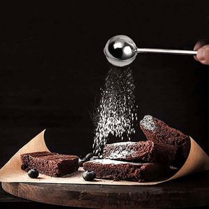Professional 304 Stainless Steel <b>Baking</b> Tool Long Handle Wholesale Salt Sugar Spice Powder Pepper Shaker Dough - Product Image 3