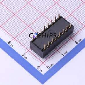 DSPV08LHGET DIP Switch Through hole Component (THT) Switch Piano Key Single Pole Single Throw 8 2.54mm - Product Image 2