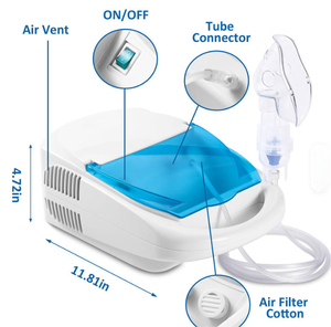 Nebulizador Pequeño de Compresión para Uso Doméstico, Nebulizador Médico para Niños, Alivia la <span class=keywords><strong>Tos</strong></span> y el Espeso Secreto Respiratorio, Atomizador Familiar - Product Image 6