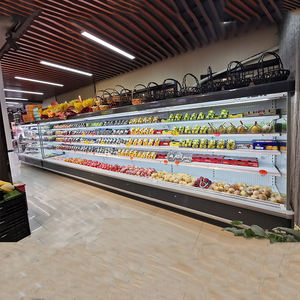 Refrigerador Multipuertas Abierto para Supermercado, Exhibición de Bebidas y Frutas, <span class=keywords><strong>Congelador</strong></span> <span class=keywords><strong>sin</strong></span> Puerta de Vidrio - Product Image 4