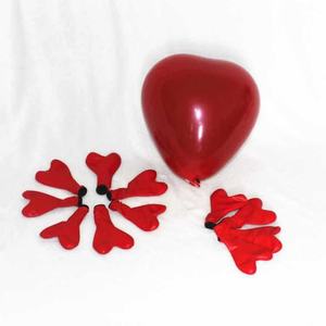 Wedding Valentine's Day Mother's Day Banquet Decoration Double <b>Balloon</b> 12 Inch <b>Heart</b> Love Pomegranate Red Latex <b>Balloon</b> - Product Image 2