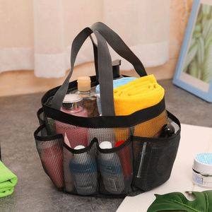 Portable Mesh Storage Bag Fashion Ladies Travel Wash Purse Bag Newest Style <b>Makeup</b> Bathing Cosmetic <b>Cases</b> - Product Image 2