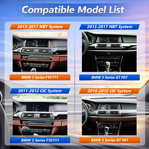Pantalla Táctil Inalámbrica para Automóvil con Sistema Linux 4 en 1 para BMW Serie 5 GT F10 F11 F07 2011-2017 NBT CIC - Product Image 2
