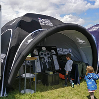 Tente gonflable Portable d'extérieur, 3x3M, imperméable, avec impression personnalisée, en promotion, exposition, canopée, oxford