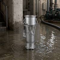 Pompe submersible à aimant permanent haute efficacité 7,5 CV 5,5 kW, 4 pouces, grande capacité, pour le sauvetage et les inondations