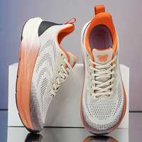Chaussures de course respirantes en tricot à bout large et grande taille, absorbant les chocs, pour pieds larges et épais