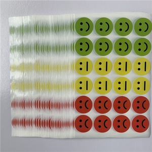 Color personalizado Smiley cara feliz pegatinas - Product Image 1